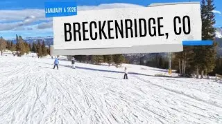 Breckenridge Bluebird Day January 4, 2026 : Carving Bonanza on Peak 9