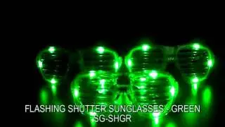 Green LED Shutter Glasses