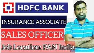 HDFC sales Department Job Vacancy|Banking Sector Job vacancy 