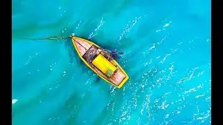 Boat in the Ocean Watercolor Painting Tutorial
