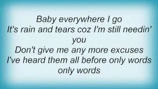 Spagna - Only Words Lyrics