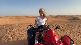 quad bike Dubai desert safari - gekke adrenaline kick - Dubai Vlog 2