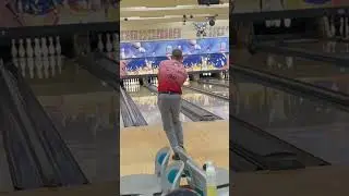 EJ Tackett bowling at the relentless pro-am #goat #tournament #bowling