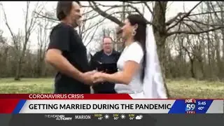 Getting married during the coronavirus pandemic