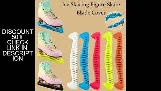 1 Pair Ice Hockey Figure Skate Blade Covers Adjustable TPU Material Ice Skate Blade Guards Ice Knife