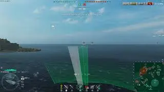 World of Warships - Fletcher 4 Kills (kind of)....