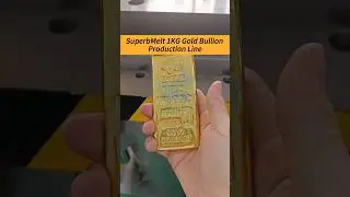 Gold Ingot Production Line  #superbmelt #goldmachine