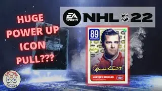 Pulling a HUT POWER UP ICON in NHL 22 *INSANE PULL*