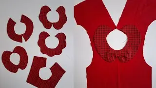 COMO CORTAR E COSTURAR CINCO OPÇÕES DE GOLAS ❤️/ PROJETO PAGO /