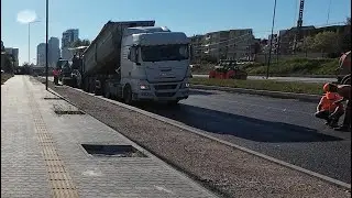 Седми август 2024г. Сутрешното видео - първи асфалт по продължението на бул. Тодор Каблешков!