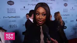 Loni Love Talks to Ashley Hume at the 2018 Make Up Artists & Hair Stylists Guild Awards
