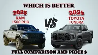 2025 Ram 1500 RHO vs 2024 Toyota Tundra TRD PRO | RHO vs Tundra | Which is better