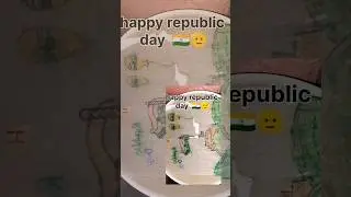 Easy Water Art 🎨💧 | Painting on Tissue Paper 😍 🗞️#shorts  #water  #tissue #kidsdrawing #republicday