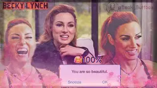 Becky Lynch being beautiful for 2 minutes straight