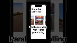 Parallax scroll with Figma prototyping