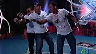 mauricio jhonny y carlos en el factor x colombia 2009 (audiciones cali)