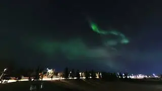 Mill Woods Park Edmonton Northern Lights Nov.11, 2025