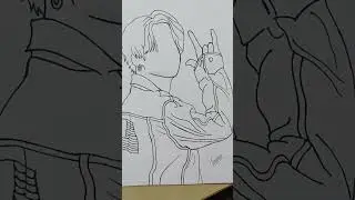 #bts #jungkook #jk #lineart