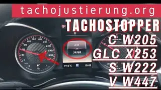Mercedes Tachostopper Km Stopper Tachofilter C W205 - GLC X253 - S W222 - V W447