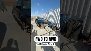 FWD TO AWD Conversion Honda Civic Si