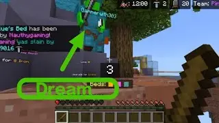 I play bed war with dream 👆#minecraft 