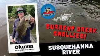 Susquehanna River Smallmouth Bass Fishing - Targeting Current Breaks: 6/5/22