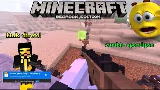 HOW TO DOWNLOAD AND INSTALL THE BEST ZOMBIE APOCALYPSE ADDON/MOD FOR MINECRAFT PE 1.21!