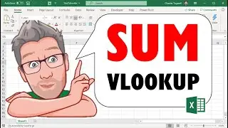 VLOOKUP | Sum ALL Matching Values Or Sum ENTIRE MATCHING ROW or COLUMN