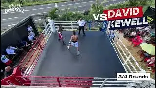 BEACH BOXING BASH II | FULL MATCH REPLAY - DAVID LEVEILLE (MRU) VS KEWELL FRONTIN  (MRU)