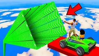 Shinchan and Franklin Tried Impossible Speed Booster Square Tunnel Parkour Challenge in GTA 5