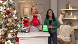 Sesame Street Love2Learn Elmo Learning Plush w/ App By: Hasbro on QVC