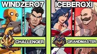 2XKO ▰ WINDZERO7 (Darius-Blitzcrank) vs ICEBERGXI (Ahri-Braum) ▰ 2XKO Pro Replays