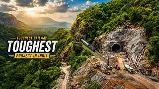 Inside India’s Challenging Railway Project | KK Line Doubling | Tunnel-28 & Tunnel-29
