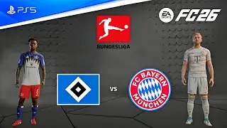 FC 26 - Hamburger SV Bayern Munich | Bundesliga 25/26 Season Full Match Gameplay | PS5 [FHD60]