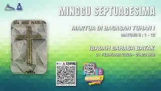 IBADAH BAHASA BATAK 06.00 - 01 FEBRUARI 2026