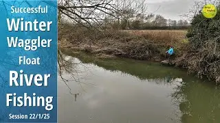 Successful Specimen Winter Waggler Float Fishing On The River Avon - 22/1/25 (Video 552)
