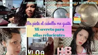 Me pinte el cabello me gustó,Quieres ollas relucientes!!este es mi secreto㊙️esto nos da paz en la 🌌