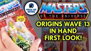 First Look at MOTU Origins Wave 13 In Hand Slamurai, Snake Teela, Snake Trooper, 200X Randor