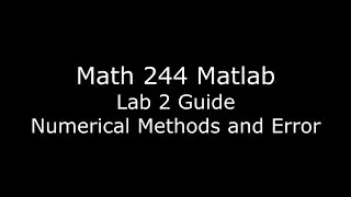 Математика 244 Лабораторная работа 2 Введение &mdash; Численные методы и ode45