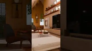 Blender Eevee Animation 2026 modern House 6 #3danimation #interiordesign #3dmodeling #architecture