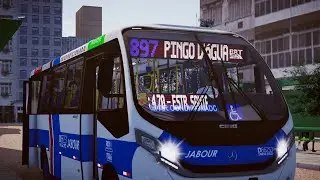 🟦MUNICIPAL - 897 PACIÊNCIA X TERM PINGO D'ÁGUA - VIA SANTA AGÊNIA | AUTO VIAÇÃO JABOUR LTDA