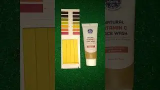 Testing the pH value of the moms co face wash #phtest #skincare #facewash #viral #themomsco #shorts
