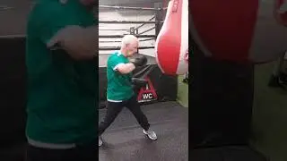 Getting your balance right to allow you to punch from different angles.