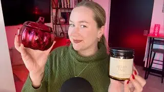 ASMR | my fall candle collection ❤️ 