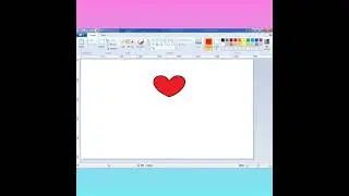 How to draw ms paint design 🎨🎨 #shorts | computer drawing | ms paint @littlestarkidchannel