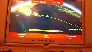Emirates EK409 MEL DXB  Route Map 3D | Flight Route Map #flight #route