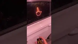 🚗 LED Car Gesture Light &ndash; Express Your Mood on the Road! 😎#CarGadget
