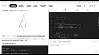 Bfe.dev | 110. serialize and deserialize binary tree