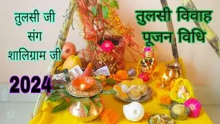 तुलसी विवाह पूजन विधि | 2024 | घर मे तुलसी विवाह कैसे करें | Tulsi Vivah Pujan Vidhi ||