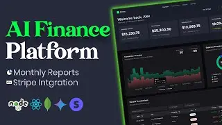 MERN AI Finance Platform with Node.js & React - Analytics, Charts, CSV Uploads, Gemini AI